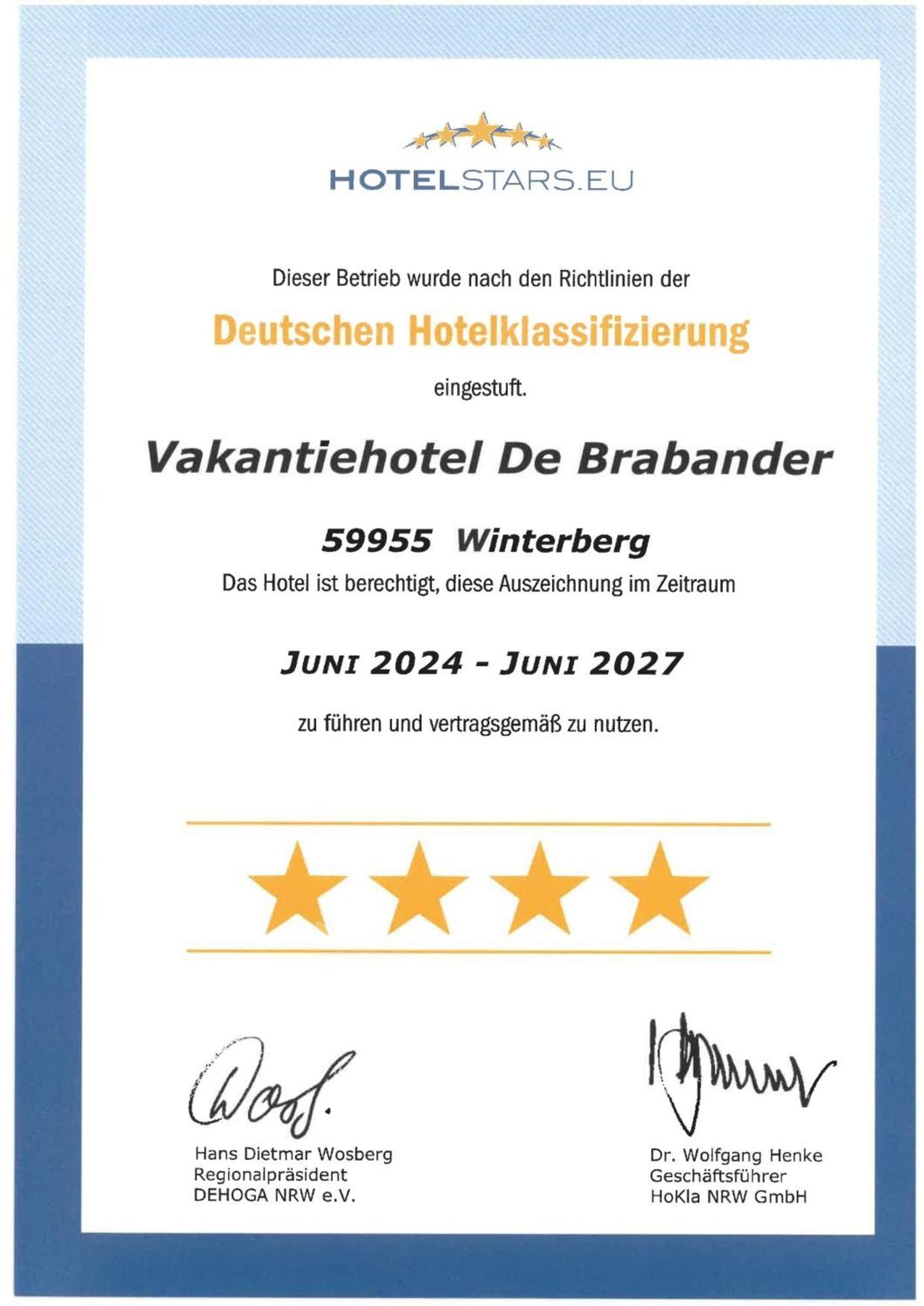 Vakantiehotel Der Brabander Winterberg Dış mekan fotoğraf